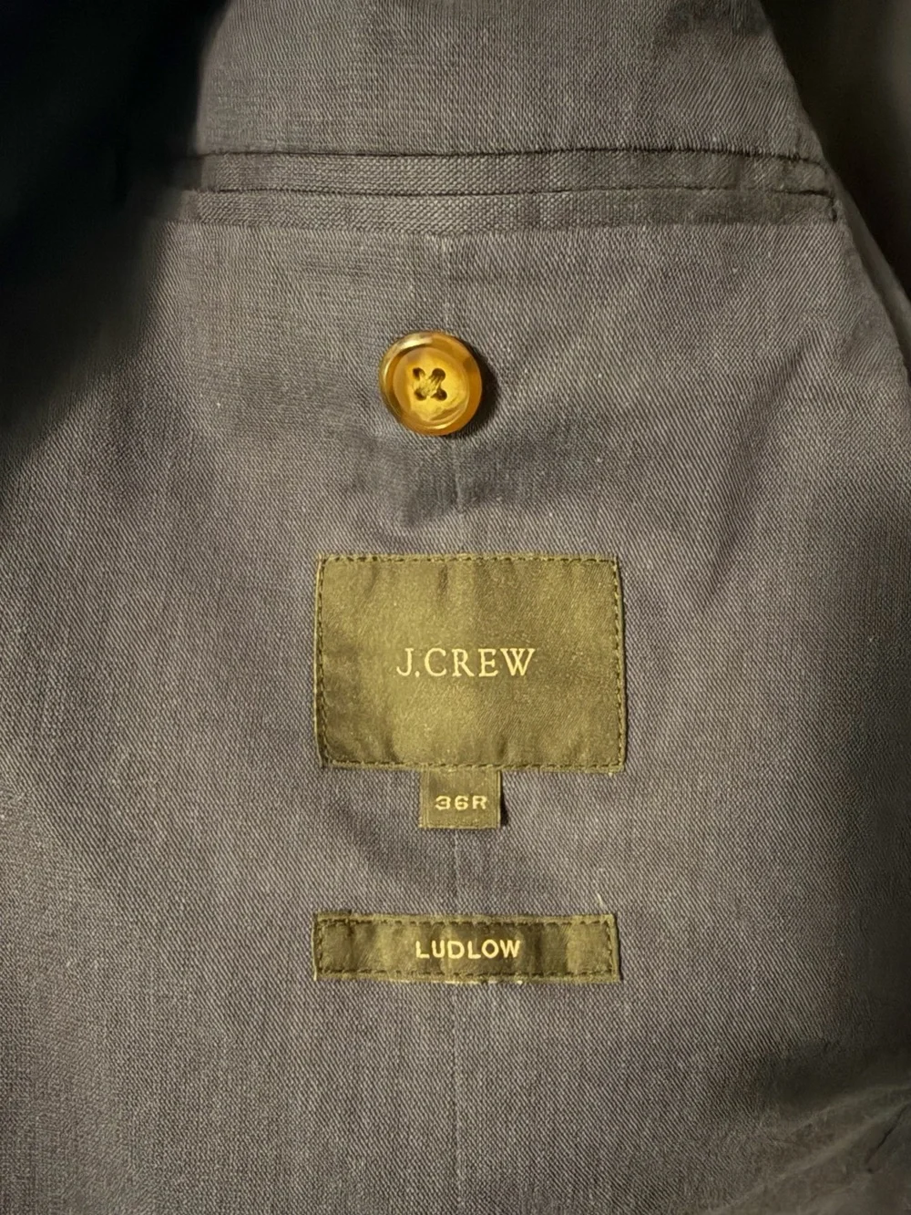 J. Crew Ludlow Lightweight Navy Blazer